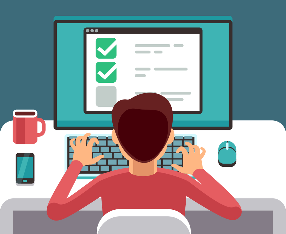K53 online quiz Illustration of doing the K53master online quizzes
